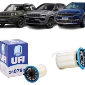 Filtro Combustível UFI2607900 TORO, COMPASS, RENEGADE, RAMPAGE 2.0 Diesel 2017-2019