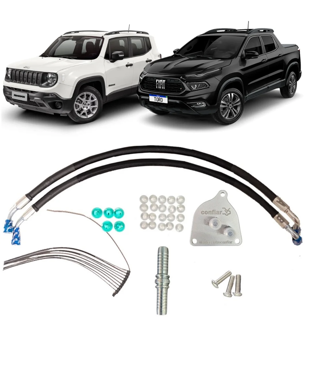 Kit 2.0 Trocador De Calor S/ Radiador Renegade Toro 1.8 E.torQ