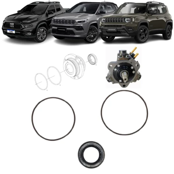 Kit Salva Bomba De Alta Bosch HPFP/CP1H3 Toro Renegade Compass